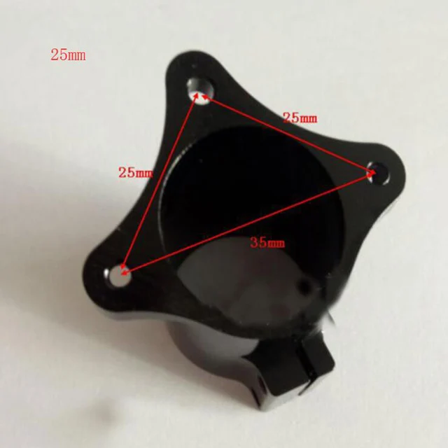 Cheap 1PCS 16mm 25mm Metal Tripod Tube Fixing Seat Mount Landing Gear Holder Bracket for RC Aircraft Multicopter Aerial Photography