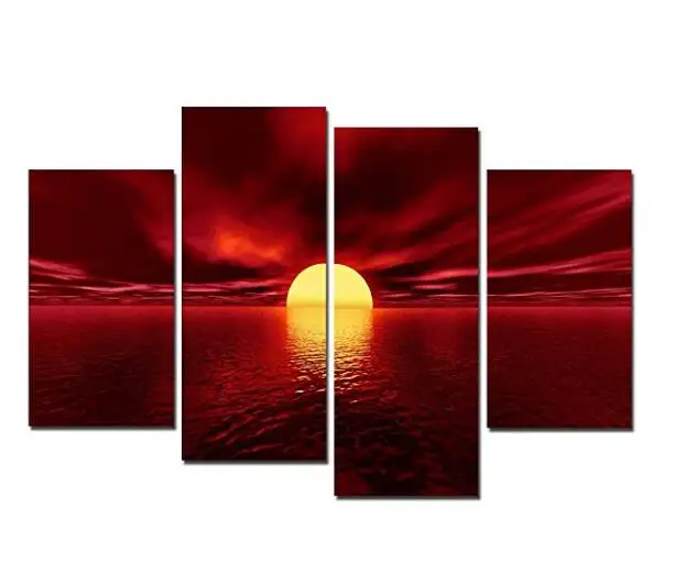 

5D DIY Diamond Painting4 Pieces Large Blue Flower Painting Multi-picture Combination Embroidery Cross Stitc