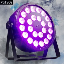 Продукт! 24x12 Вт rgbw led par Светильник rgbw 4в1 dmx512 пластиковый par Светильник профессиональный сценический dj светильник