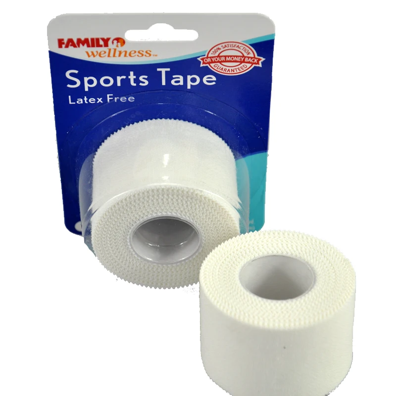 Free Shipping One Piece Zigzag Athletic Sports Tape Trainers Strapping Cotton Sports Bandage kinesiology Tapes Joints Protector