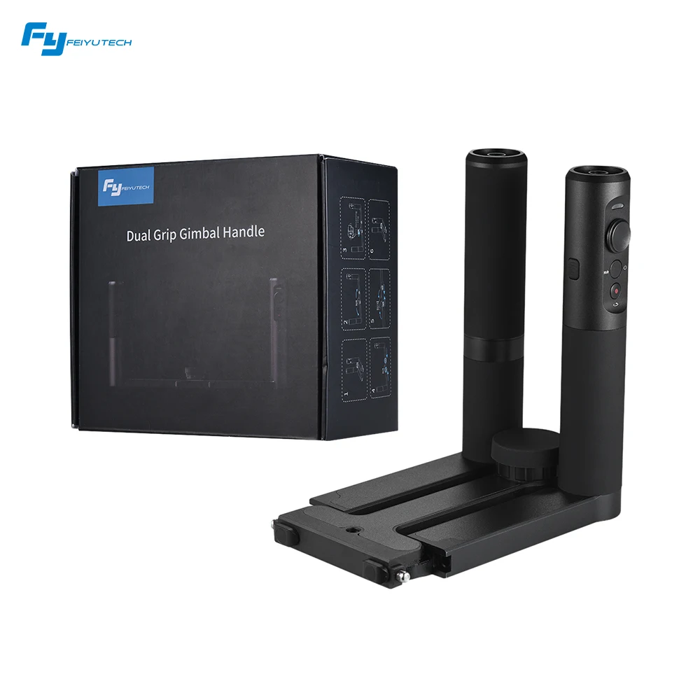 

FeiyuTech G5 GS Dual Handhled Grip Bracket Gimbal Extended Handlebar Handle Photography with Hot Shoe Mount