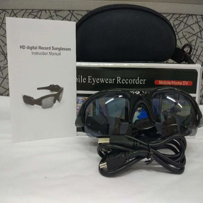 Новые смарт очки HD Цифровая камера солнцезащитные DV104 DVR видеорегистратор Аудио DV