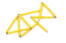 Bebé de Juguete Montessori 10 Cadena Cadena de Cuentas 100 Unids Matemáticas Formación Preescolar Educación de La Primera Infancia Juguetes Para Niños Brinquedos juguetes