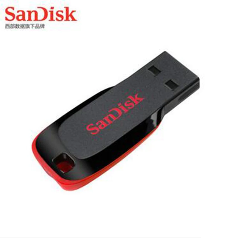 Sandisk USB 2 0 флэш накопитель Флешка 32 Гб 64 128 ГБ 16 8 мини флеш устройство для хранения U