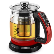 Электрический чайник для поддержания здоровья 1.2L 700 Вт многофункциональный чайник вареная разделенная стеклянная бутылка с водой