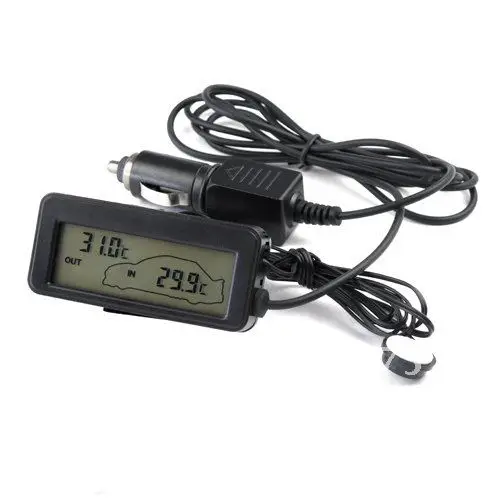 Car digital Thermometer Inside/Outside with voltage charger 1880 on