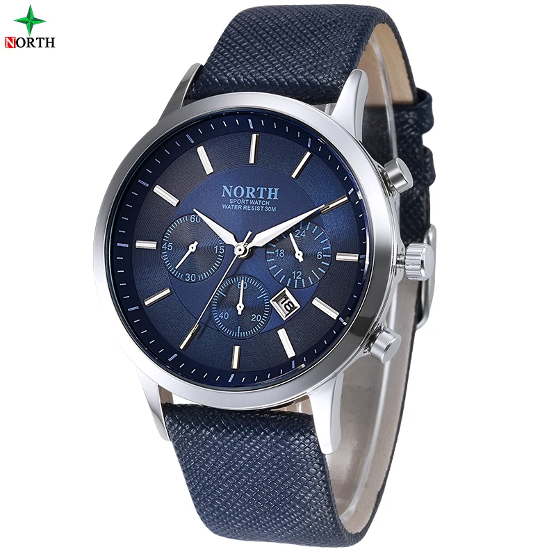 Najtaniej Mężczyźni zegarki moda zegarek wodoodporny kwarcowy 2017 Top marka luksusowe Casual skórzany mężczyzna zegar okrągły analogowe zegarki sportowe mężczyzn