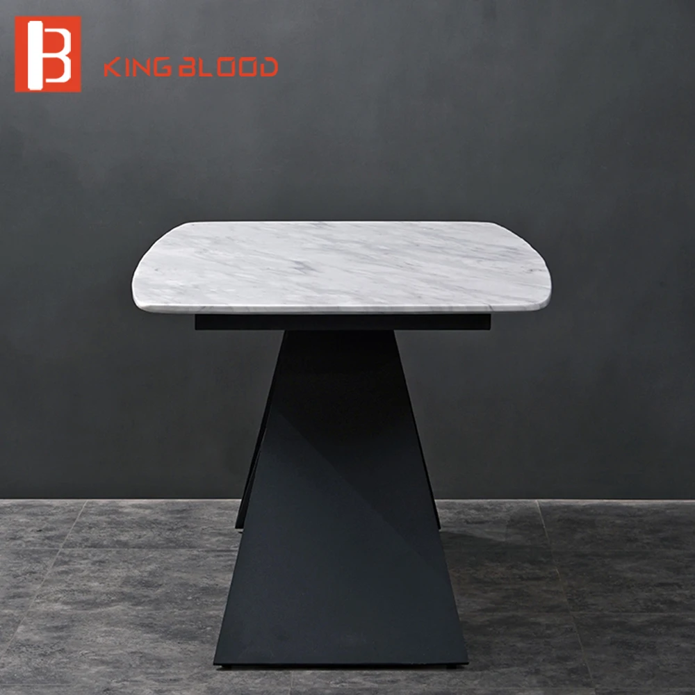 home furniture artificial marble dining table for dining room