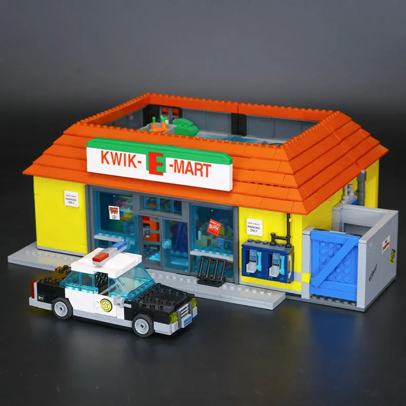 

LEPIN 16004 16005 2232Pcs the Simpsons KWIK-E-MART Action Model Building Block Bricks Compatible 71016 Boy gift