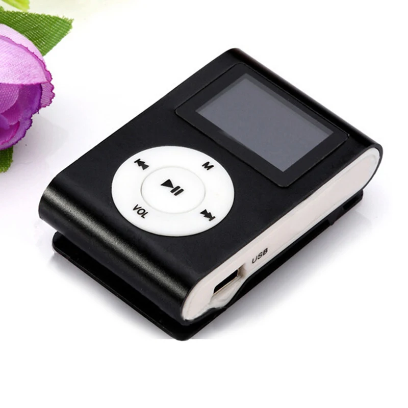 Мини mp3 USB Клип MP3-плеер ЖК-экран Поддержка 32 ГБ Micro SD TF карты стильный дизайн Спорт