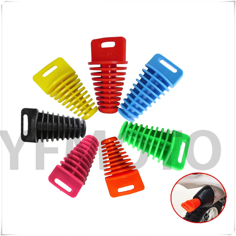 

Hot Sales Motorcycle Exhaust Pipe Muffler Waterproof Block Plug PIT PRO Quad Dirt Bike ATV 45 X74X25MM