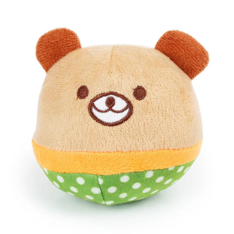 The pet dog toy wholesale plush toy ball pet Cartoon Bearin Dog Toys