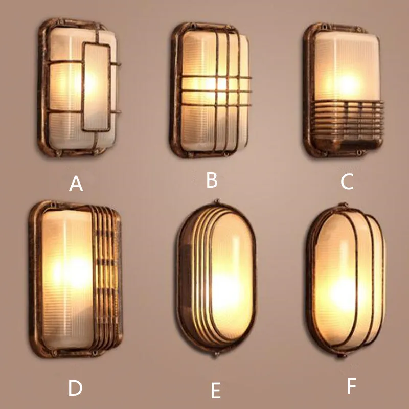 

Retro Industrial Loft Designer Studio Wall Light Vintage Creative Pub Study Wall Light Concise Balcony Led Light Free Shipping