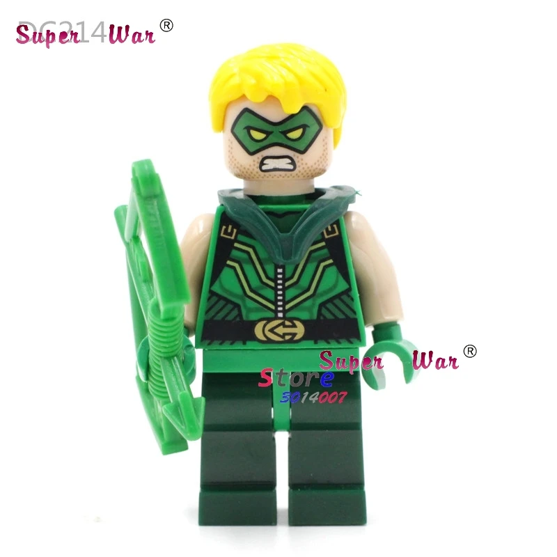 

1PCS model building blocks action superheroes Green Arrow bricks for children kits diy toys for children gift