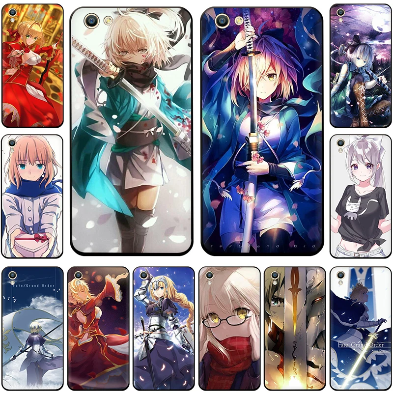 

Fate Grand Order Anime Soft Phone Cover Case For OPPO A5 39 57 59 83 F5 A73 A37 A77 F3 R9 11 S R15 17 Pro