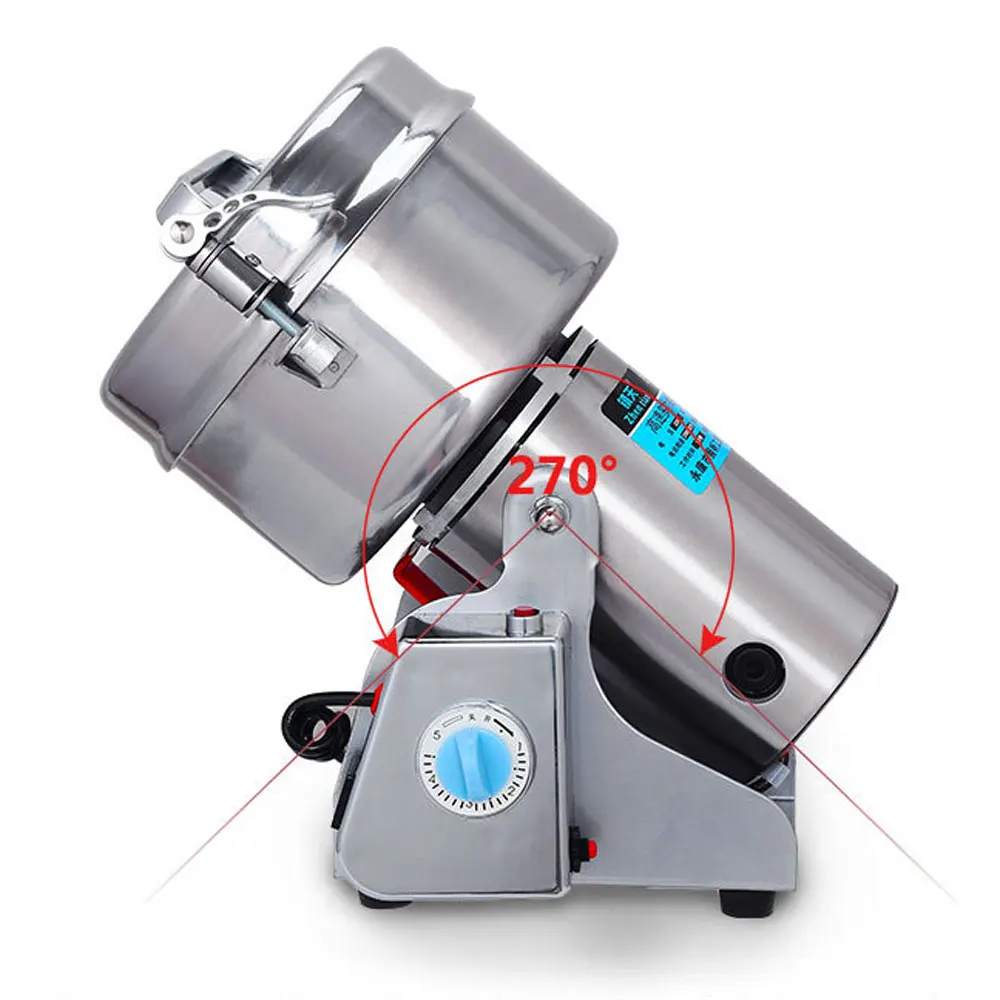 1000G Dry Food Mill Electric Grains Grinder Commercial Food