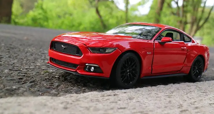 1:24 передовая игрушечная машинка из сплава, Ford mustang GT, литая металлическая модель, 2 двери, Игрушечная машина, драгоценная Коллекционная модель