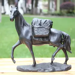 В лошадь загружен медь бронзовая скульптура досуг Главная Обстановка Декор украшения ремесла украшения подарок