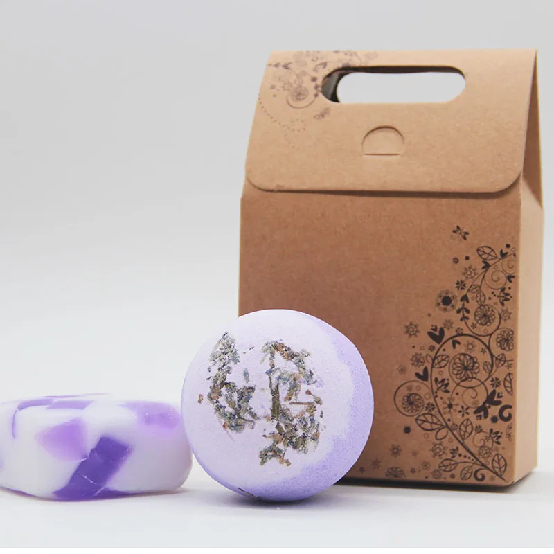 Tsing Bath bomb 120g Lavender Bubble Bath SPA Handmade Soap 100g Natural bath bombs Scented Soap 3