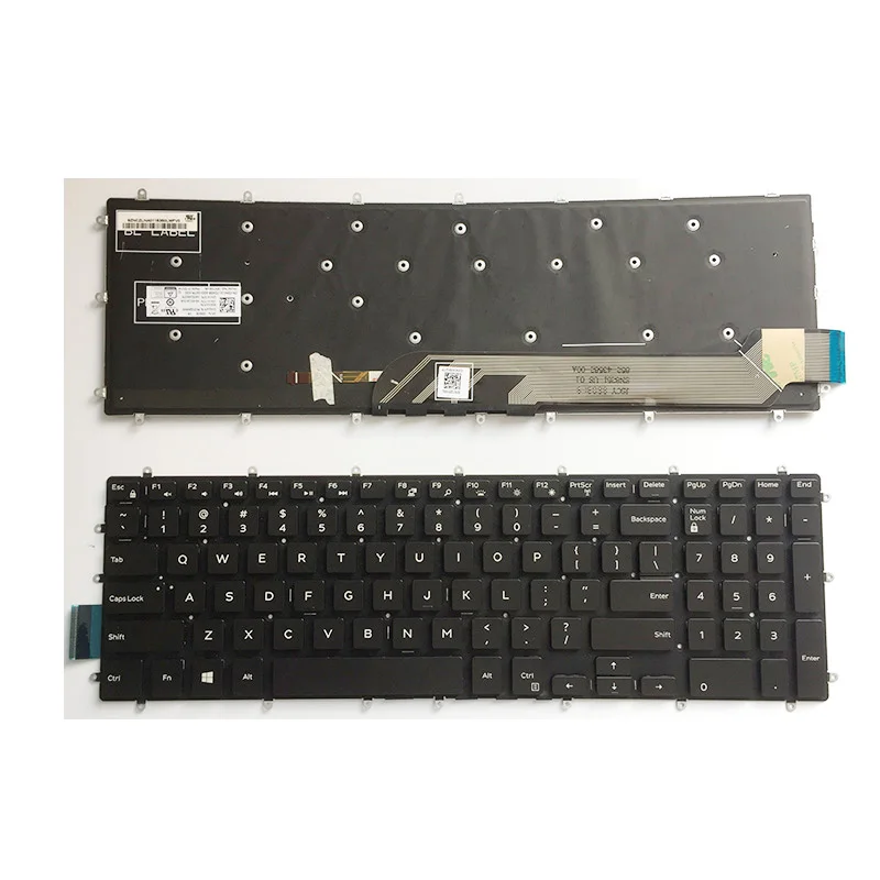 New US laptop keyboard for Dell Inspiron 15 5565 5567 5568 Gaming 17 5765 5767 keyboard layout blue