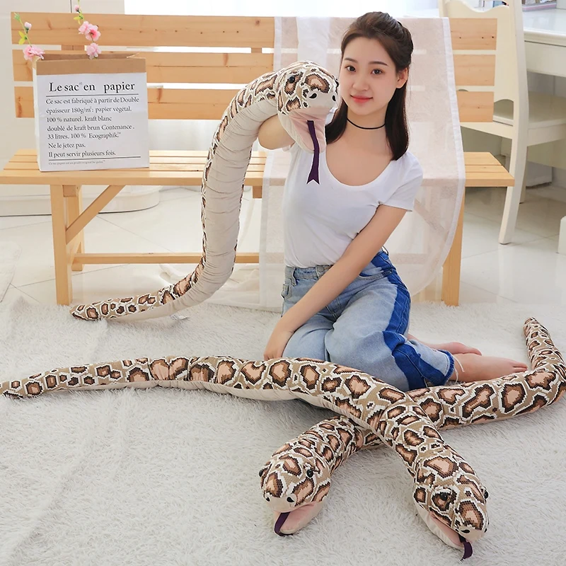 Simulation Python Snake Children Stuffed Plush Toy Birthday Gift