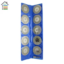 10pc 50mm Cutting Disc Diamond Grinding Wheel Disc Circular Saw Blade Abrasive Mini Drill For Dremel
