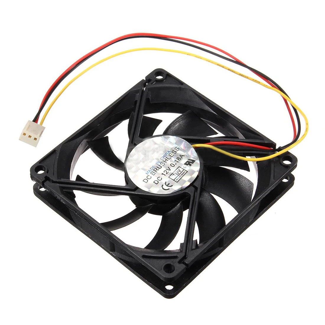 

12V 3 Pin CPU Fan Heatsink Cooler Heatsink Fan For PC 80x80x15mm