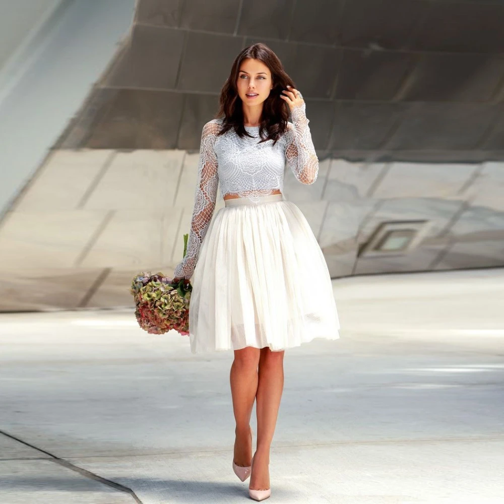 modest knee length skirts