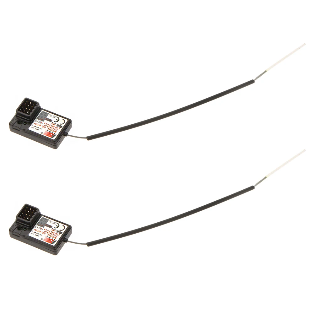 

2Pcs Flysky FS-GR3E AFHDS 2.4G 3CH RC Receiver for GT3B GT2 GT3C RC Transmitter