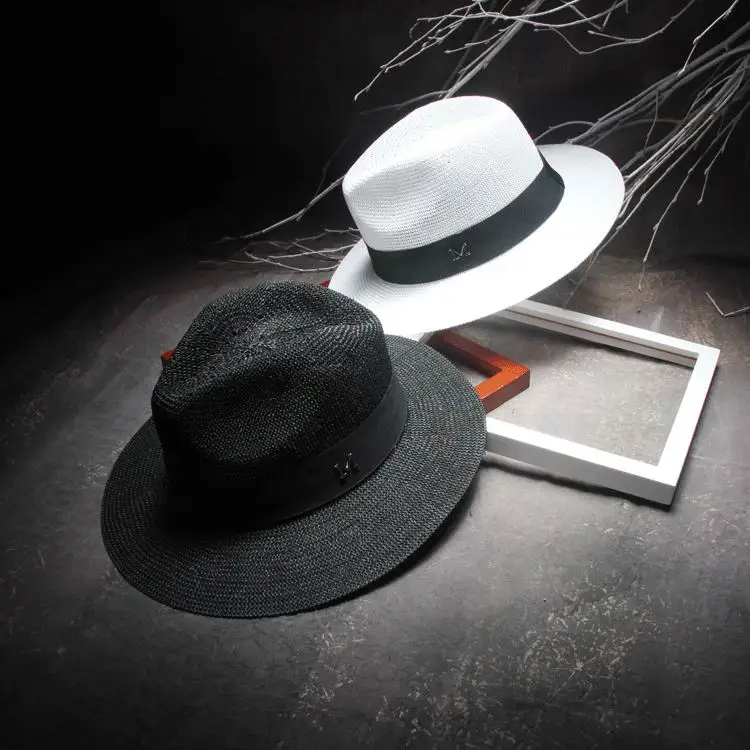 letter formal 3 year Hats For Jazz White Black Hat New Women 2016 Sun Elegant