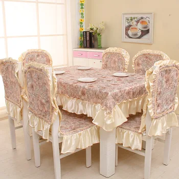 

Eat chair cushion/chair cover/antependium suits, European aristocrat series printed table cloth, factory direct sales