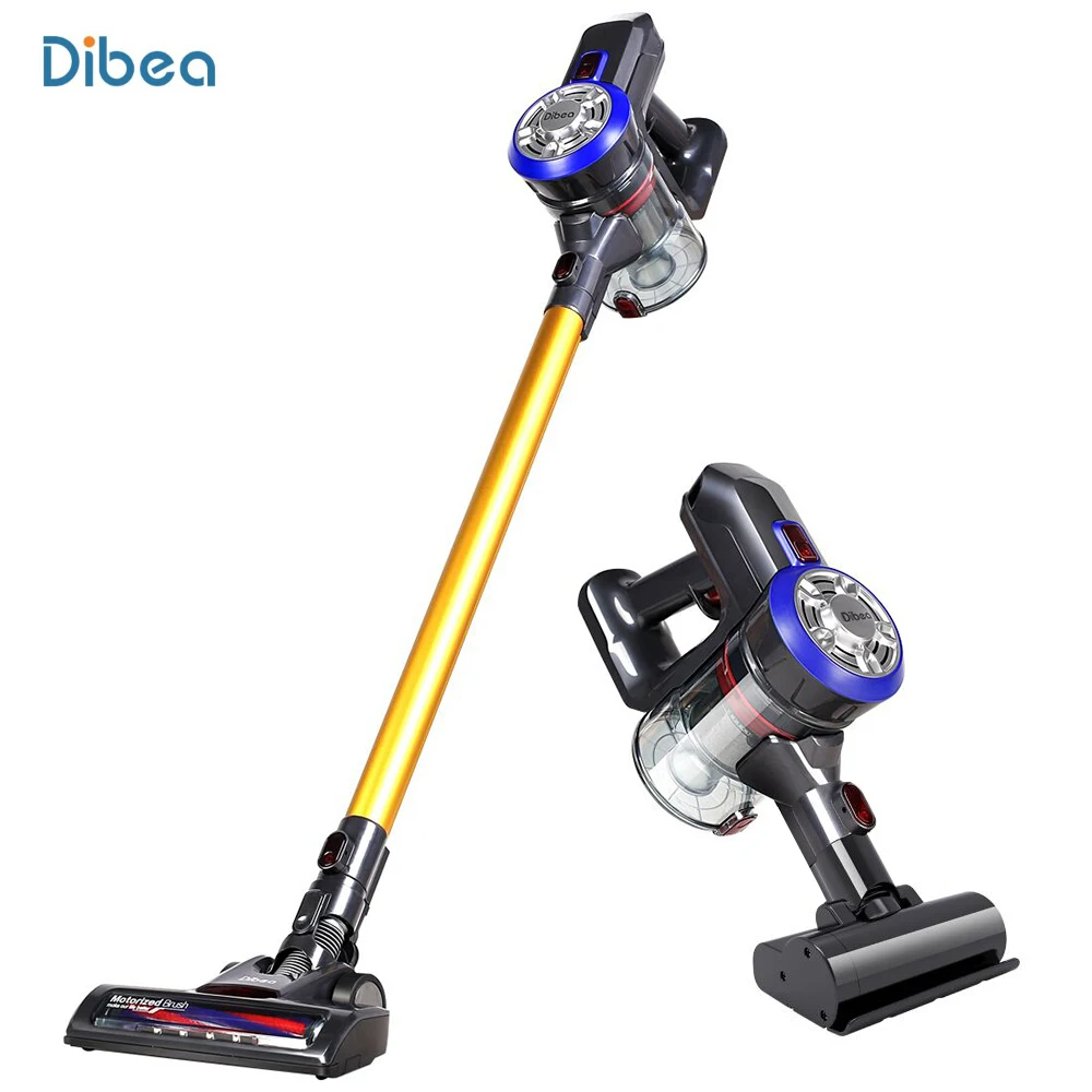 

Dibea D18 Handheld Cordless Vacuum Cleaner 2 In 1 Cyclone Filter 120W 8500Pa Strong Suction Dust Collector Household Aspirator