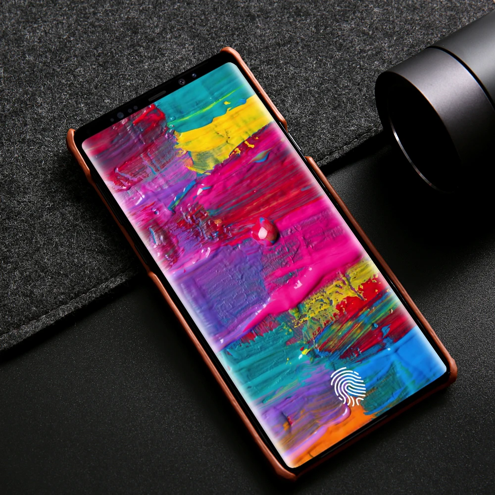 Note9 роскошный чехол из натуральной кожи для samsung Galaxy Note 9 чехол из крокодиловой воловьей кожи Модный чехол для samsung Note 9 чехол