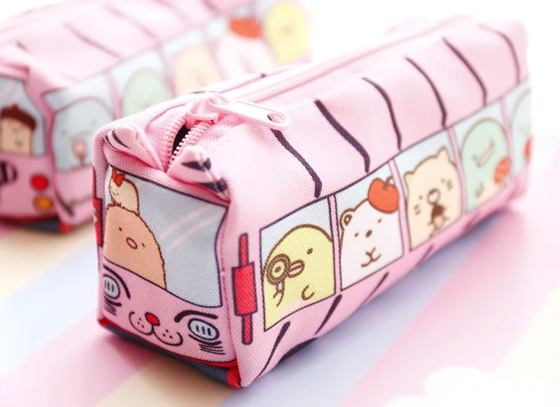 1 шт. милый чехол для карандашей San-x sumikko gurashi, модель автобуса sumikko gurashi, плюшевый Кошелек для девочек, школьные принадлежности, подарки