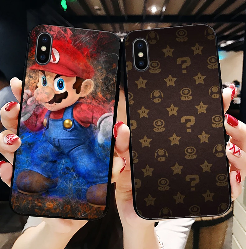 

Cartoon Super Marios Soft TPU Silicone Cover Phone Case for iPhone XS MAX XR XS X10 7Plus SE 5 5S 6 6S 7 8Plus 6Plus