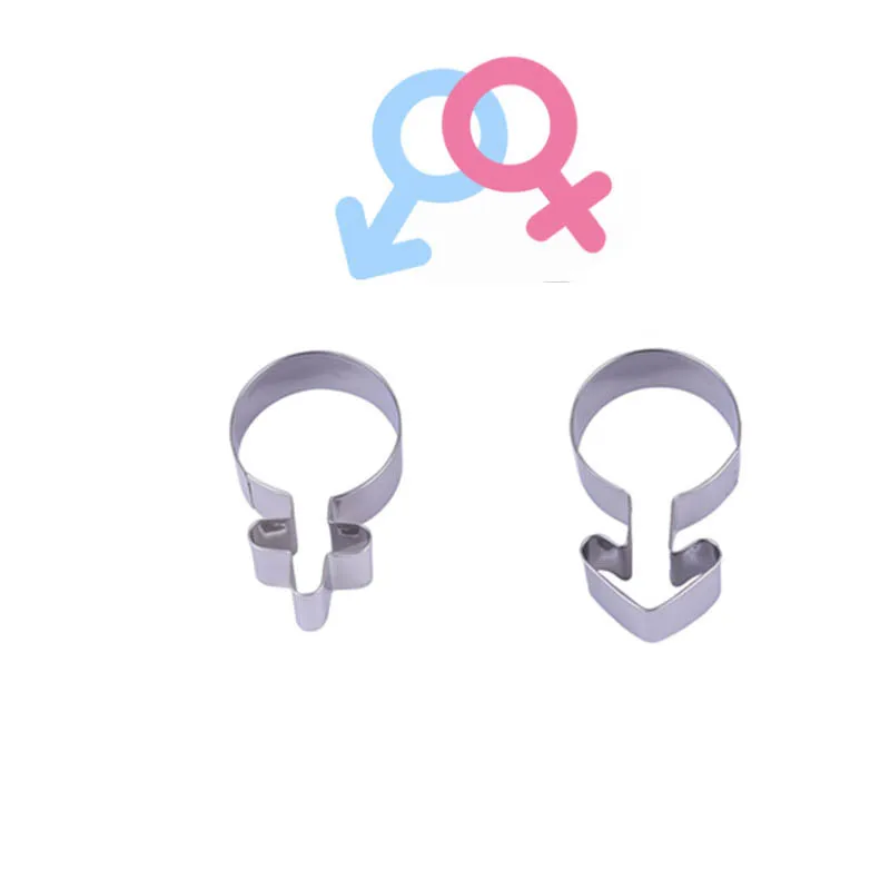 

Stainless Steel Cookie Cutter Couple Sign Shape Fondant Biscuits Tools Sugar Craft Bakery Bakeware for Valentine Day