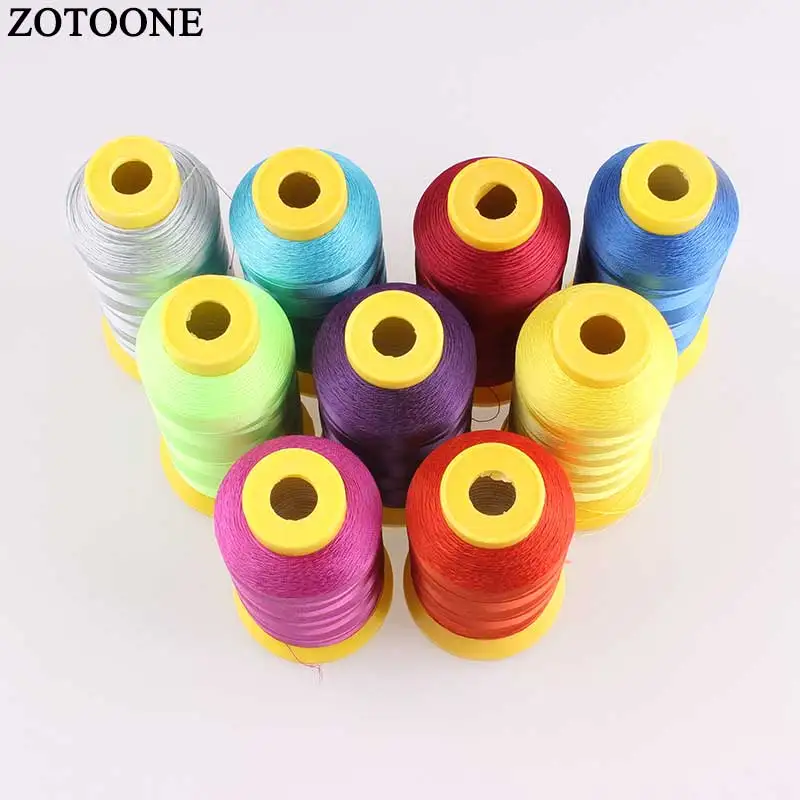Швейная нить ZOTOONE 150D для ниток оверлока Полиэстровая швейная джинсы Garn Craft