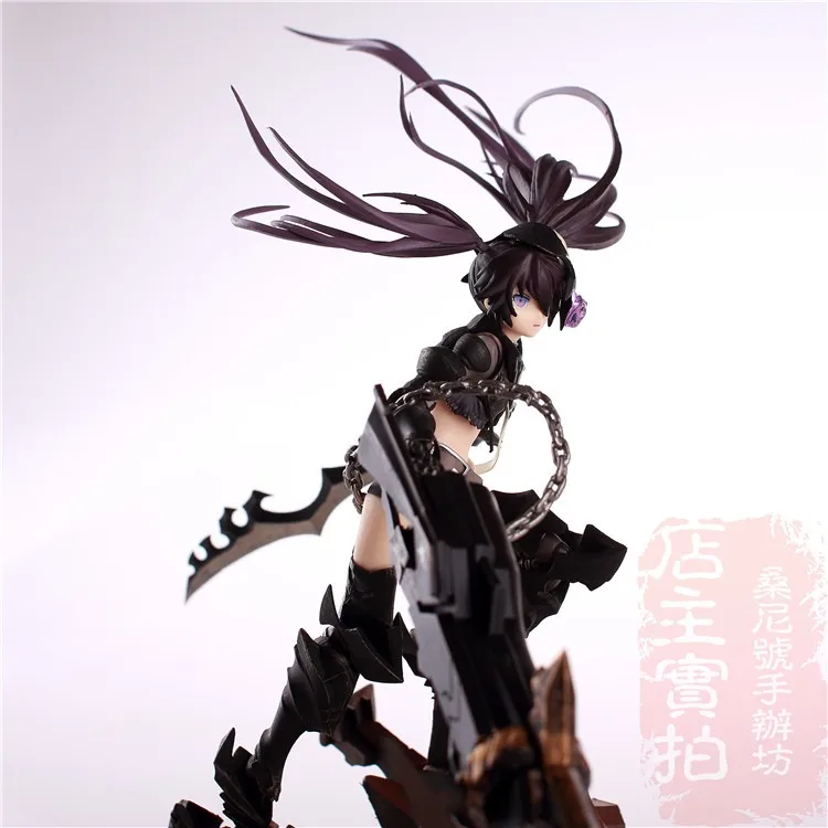 Горячая игра Аниме Insane Black Rock Shooter 1/8 масштаб огромный 40 см фигурка