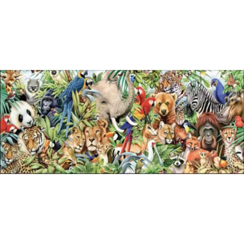 

5D DIY diamond painting animal world full drill square round diamond embroidery cross stitch mosaic picture kids gift