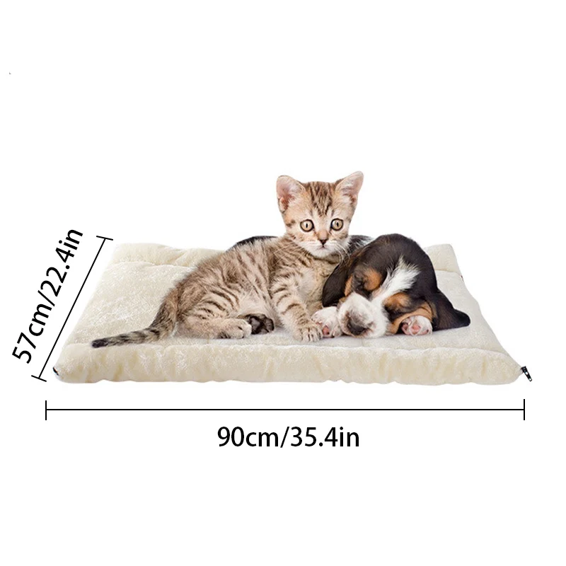  Cat litter cat tunnel nest cat sleeping bag pet warm quality short plush cushion foldable cat bed t