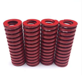 

4pcs 6mm OD 3mm ID mold load red compression spring industrial springs metal spring compress die springs 10mm-50mm length