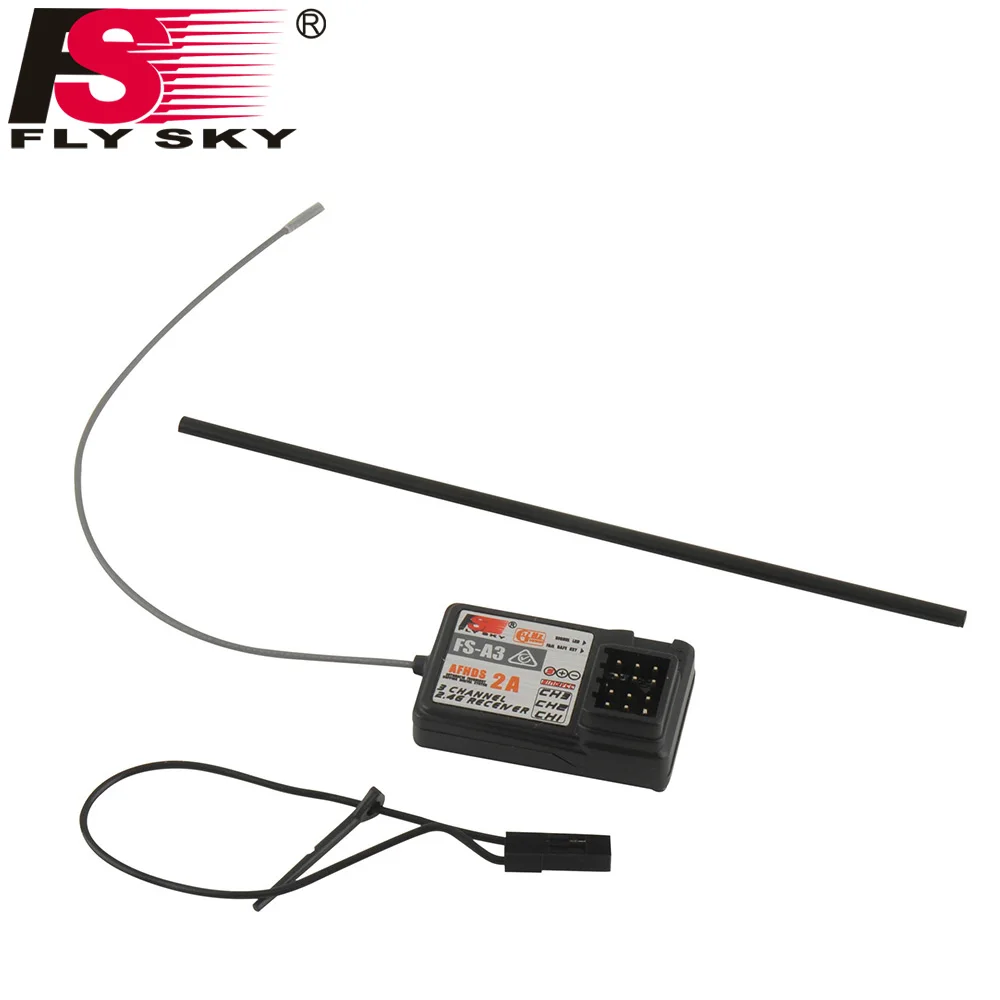 Fatjay Flysky 2.4G Flysky Fs-A3 Car Boat Remote Controller 3 Canali Ricevitore Impermeabile Ricevitore Per Rc Auto Barca