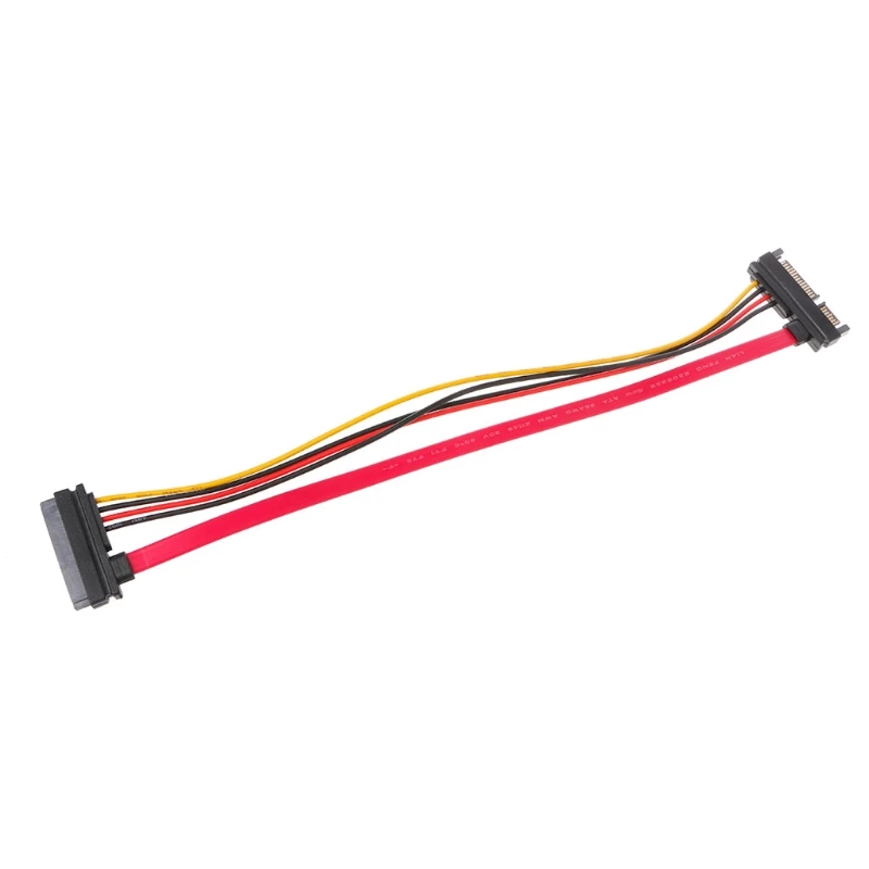 

30cm 22Pin(15+7) Male To Female SATA Serial ATA Data Power Cable Extension Cord