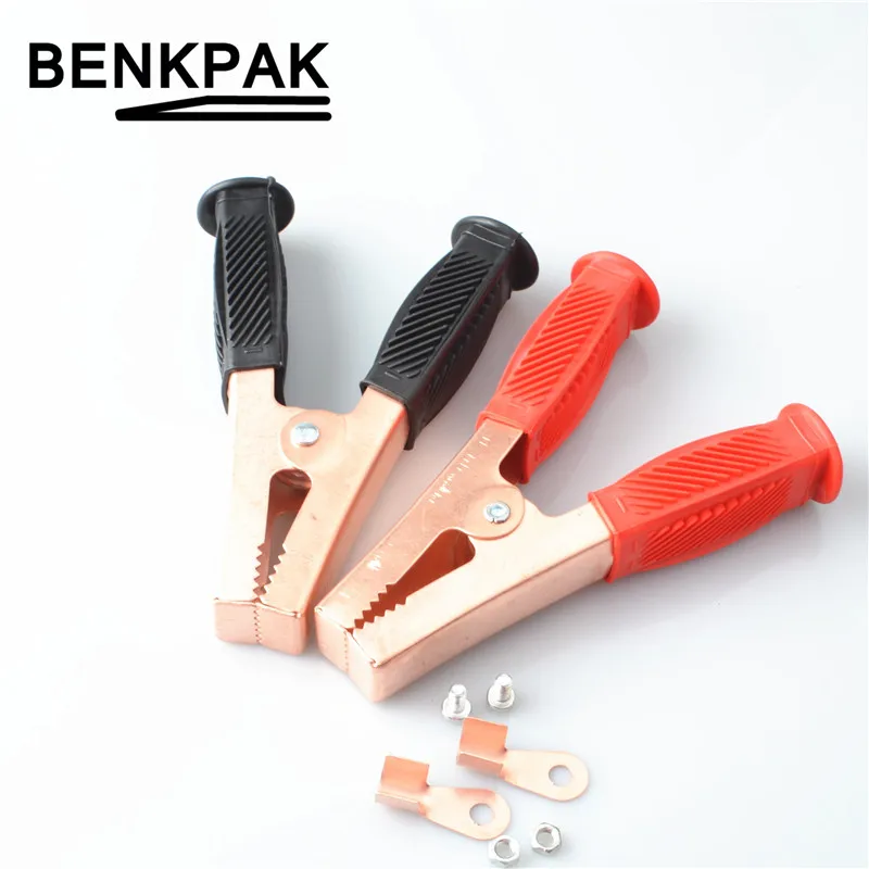 500A Spring Loaded Alligator Clip Welding Ground Earth Clamp Red Black PairConnectors AliExpress