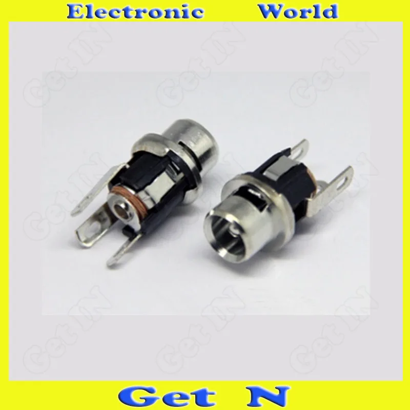 

20pcs DC-025 5.5-2.5 Metal Head DC Power Charging Socket Jack DC Receptacle DC Conector Electonic Parts