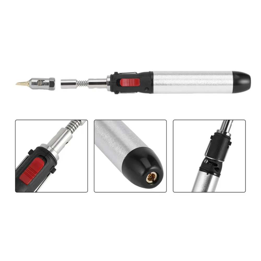 Electronic Cordless Solder Iron Gas Soldering Iron Flame Butane 12ml Heat Gun Welding Torches Tool 1300 degree Welding Equipment