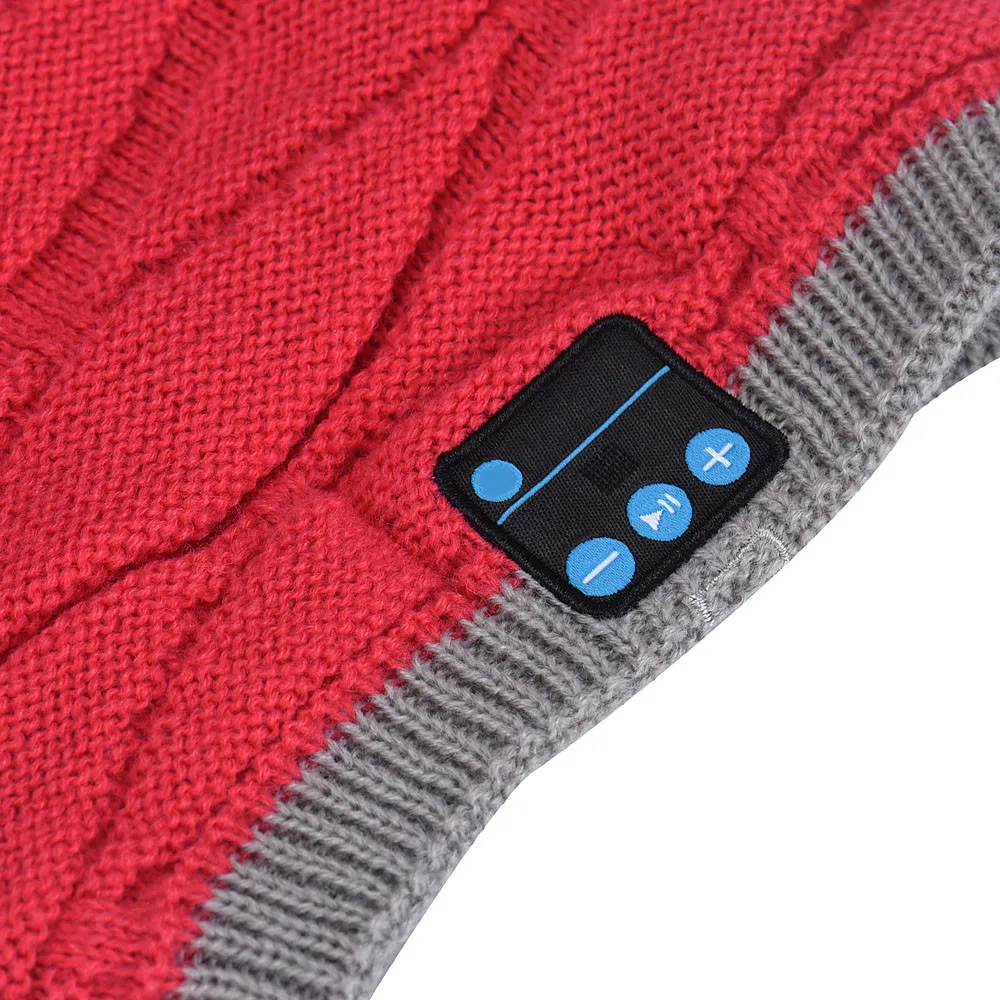 100p!Soft Knit Beanie Smart Wireless Bluetooth V4