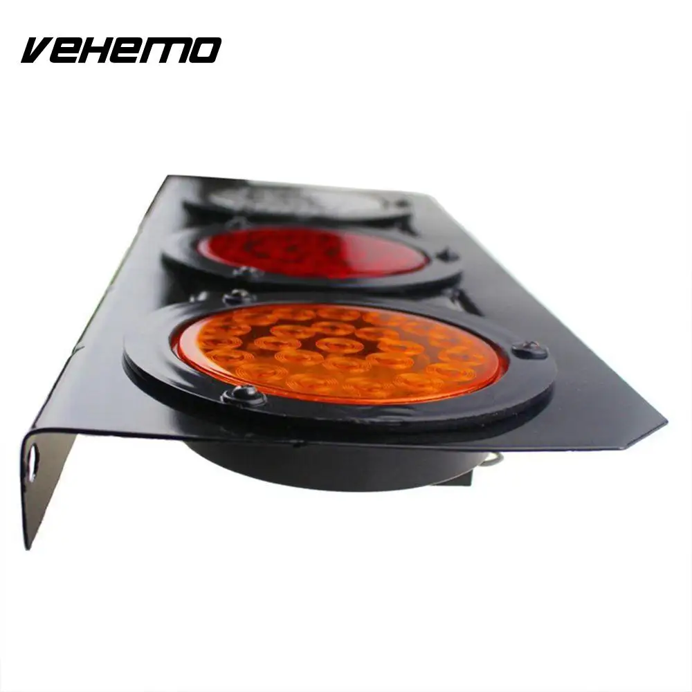 

Vehemo 72LED DC 12V/24V Tail Lights Rear Lamps Automobile Warning Lights Vehicle Trailer Universal Truck