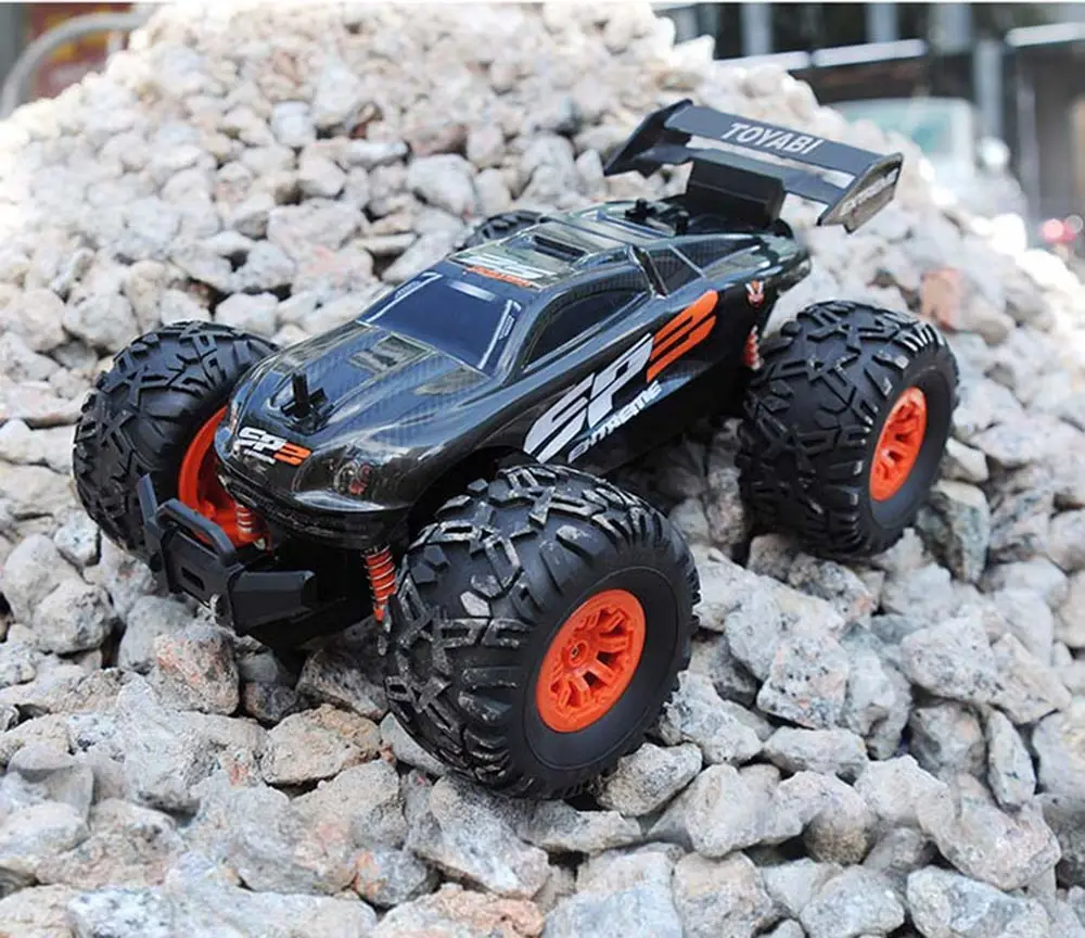 Радиоуправляемая машина 2,4G 1/18 Monster Truck, машинка с дистанционным управлением, игрушки с управлением, модель внедорожника, грузовик 15 км/ч, Радиоуправляемая машинка, игрушечные машинки