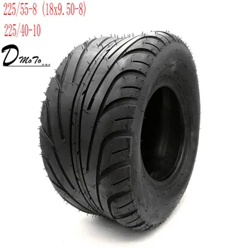 

225/55-8 Tire 225/40-10 Tyre 18x9.50-8 Front or Rear 8inch 10inch 6PR Electric Scooter Vacuum Tires For Harley Chinese Bike